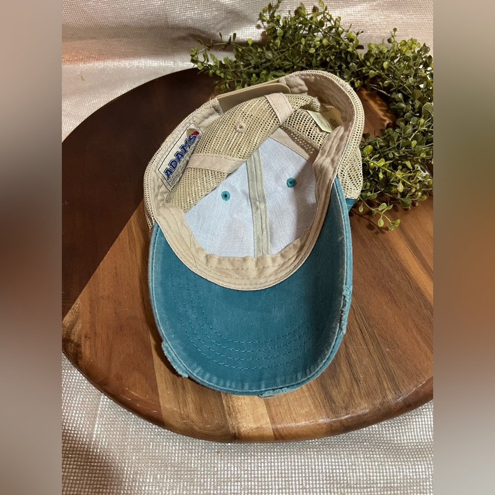 Tanned and tipsy blue\teal hat - Picture 2 of 3